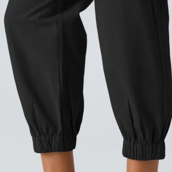 One 5 One Elegant Black Jogger Pants - Picture 3 of 6